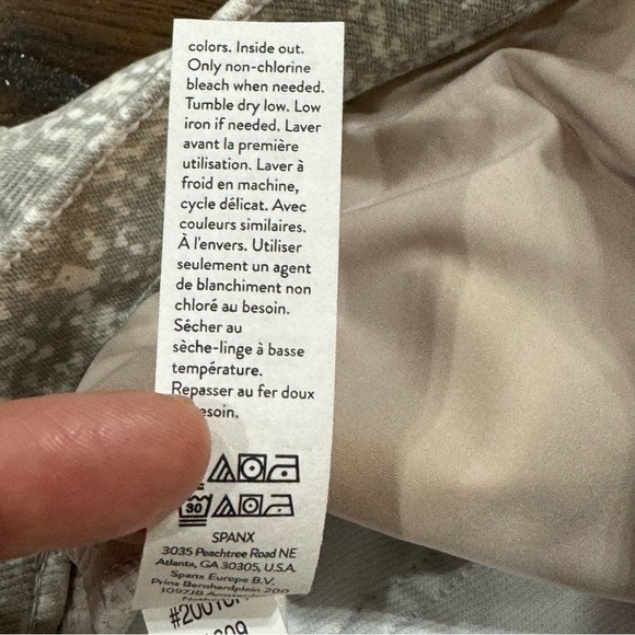 Spanx Ankle Jean-ish Legging Speckled Grey Size XL Women - Picture 10 of 13